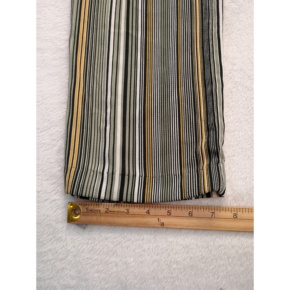 New Collection Pants Women's Striped Wide Leg Elastic Waist Multi-Color Trouser - Picture 4 of 10